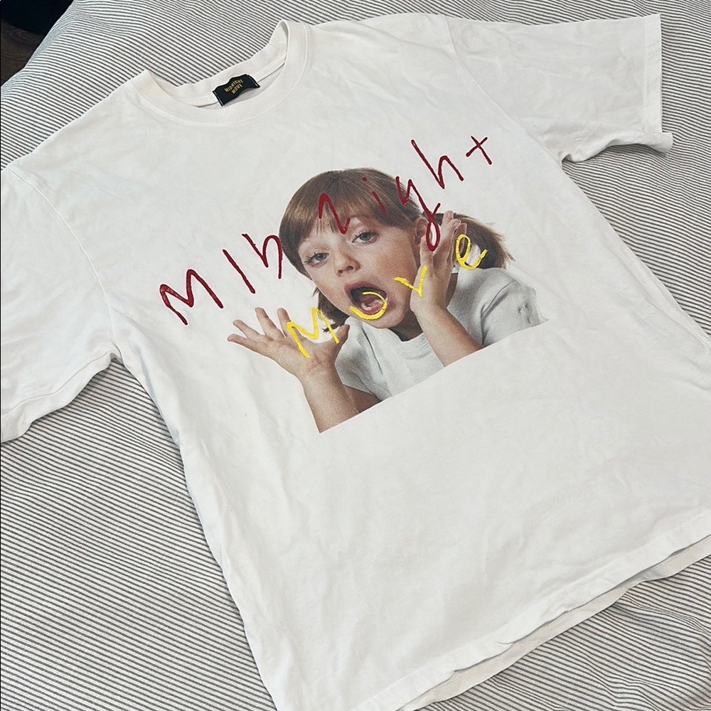 White Graphic oversized T-Shirt